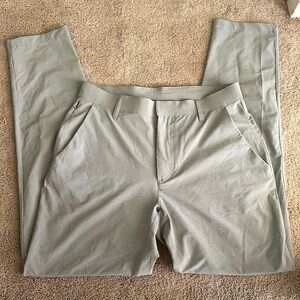 Fabletics gray stretch pants. Longer length.